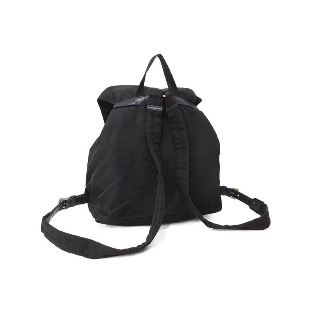 Prada Daybag Pocket Backpack Two Black Tessuto Rucksack